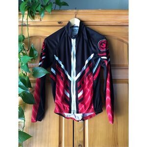 Canari Cycling Long Sleeves Jersey Full Zipper Size M